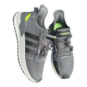 Adidas U_Path Run Sneakers Women’s 8.5 (7Y) Gray Yellow Athletic Shoes Lifestyle